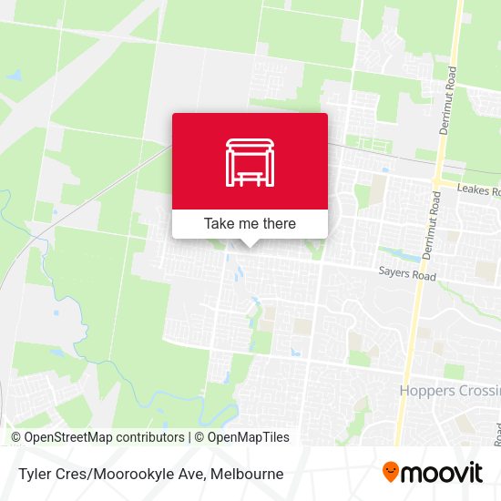 Tyler Cres/Moorookyle Ave map