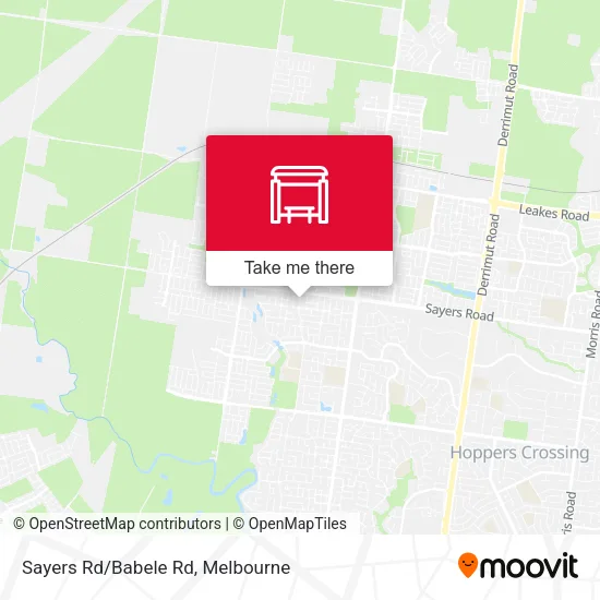 Sayers Rd/Babele Rd map