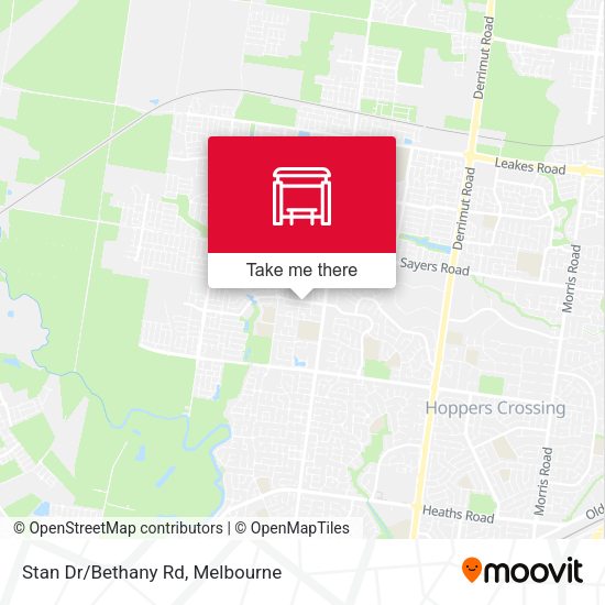 Stan Dr/Bethany Rd map