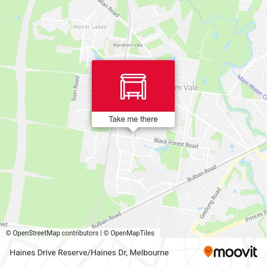 Haines Drive Reserve/Haines Dr map