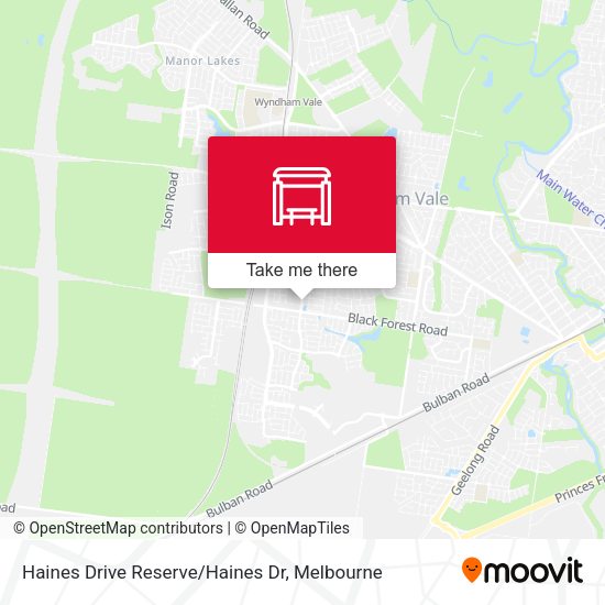 Haines Drive Reserve/Haines Dr map