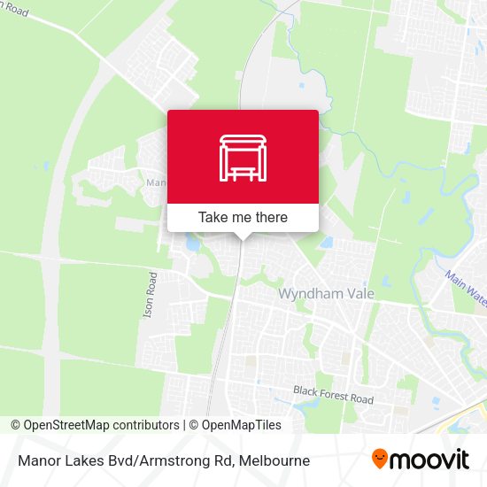 Manor Lakes Bvd/Armstrong Rd map