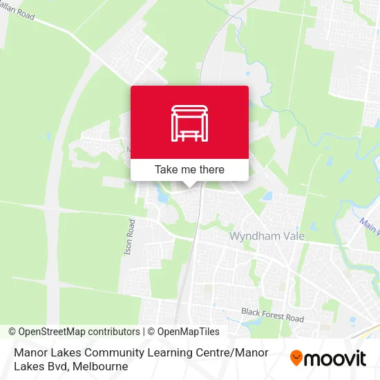 Manor Lakes Community Learning Centre / Manor Lakes Bvd map
