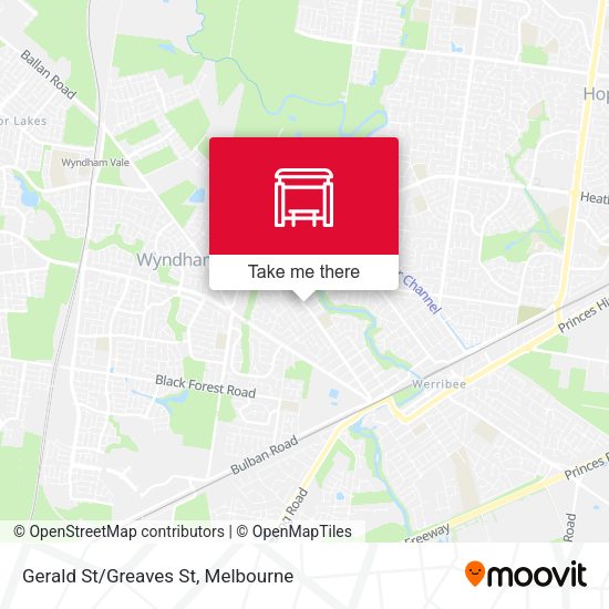 Gerald St/Greaves St map