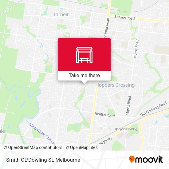 Smith Ct/Dowling St map