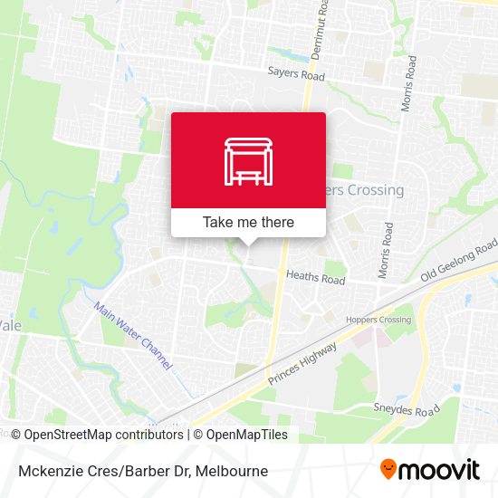 Mckenzie Cres/Barber Dr map