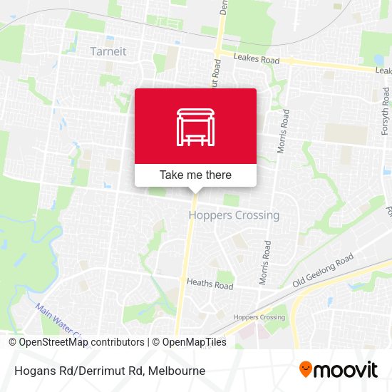 Hogans Rd/Derrimut Rd map