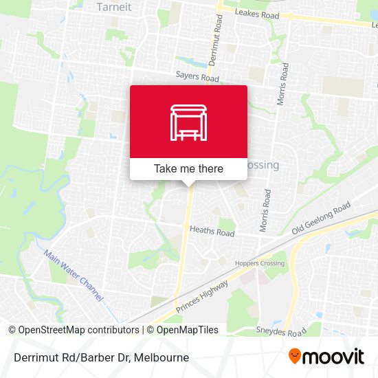 Derrimut Rd/Barber Dr map