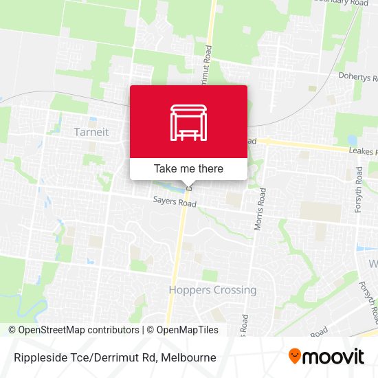 Rippleside Tce/Derrimut Rd map