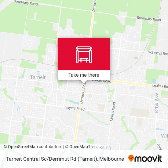 Mapa Tarneit Central Sc / Derrimut Rd