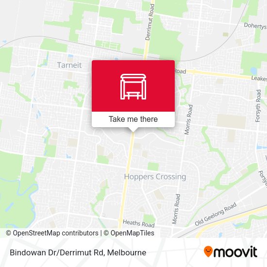 Bindowan Dr/Derrimut Rd map