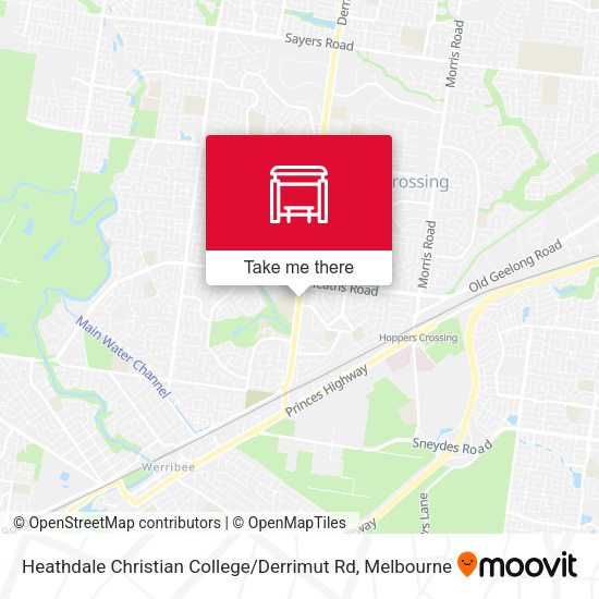 Heathdale Christian College / Derrimut Rd map