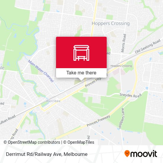 Derrimut Rd/Railway Ave map