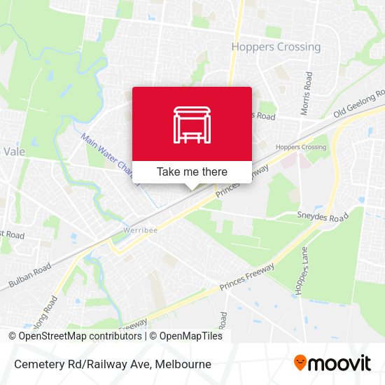 Cemetery Rd/Railway Ave map