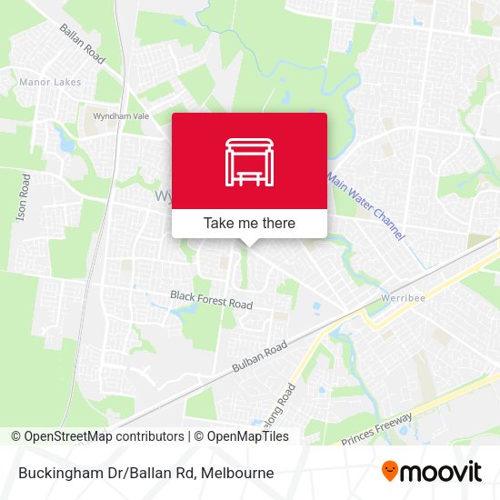 Buckingham Dr/Ballan Rd map