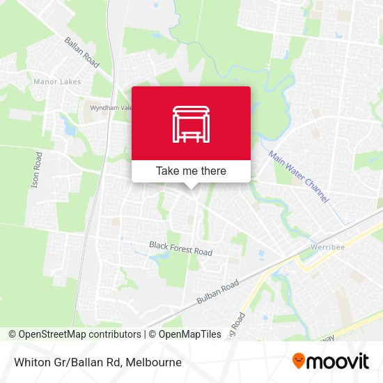 Whiton Gr/Ballan Rd map