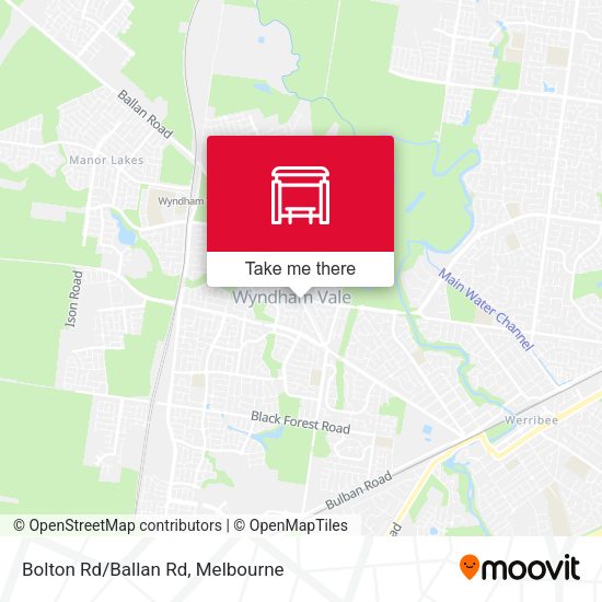 Bolton Rd/Ballan Rd map