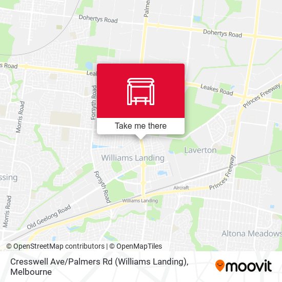 Cresswell Ave / Palmers Rd (Williams Landing) map