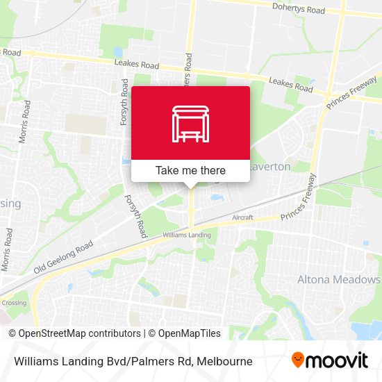 Williams Landing Bvd / Palmers Rd map