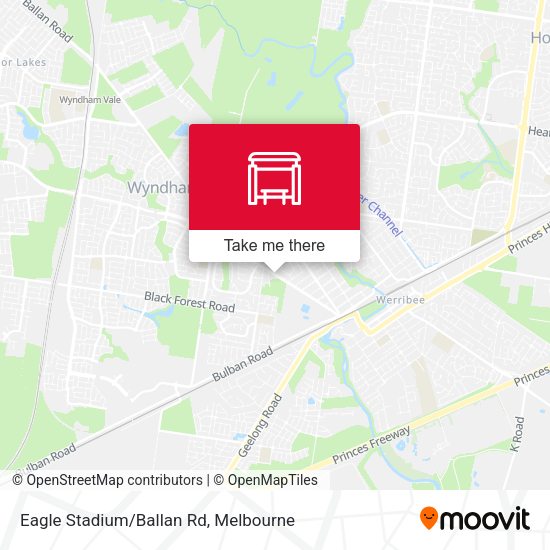 Eagle Stadium/Ballan Rd map