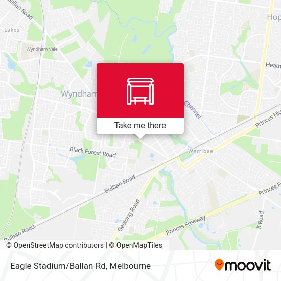 Eagle Stadium/Ballan Rd map