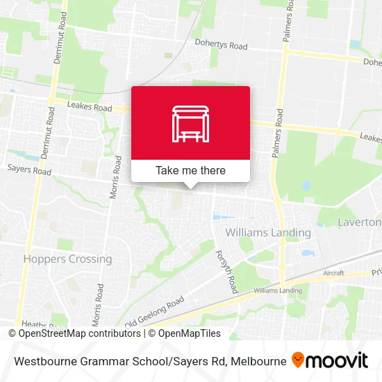 Westbourne Grammar School / Sayers Rd map