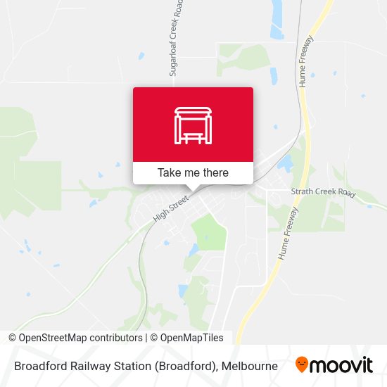 Mapa Broadford Railway Station