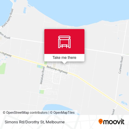 Simons Rd/Dorothy St map