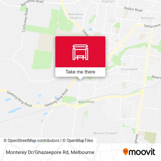Monterey Dr/Ghazeepore Rd map