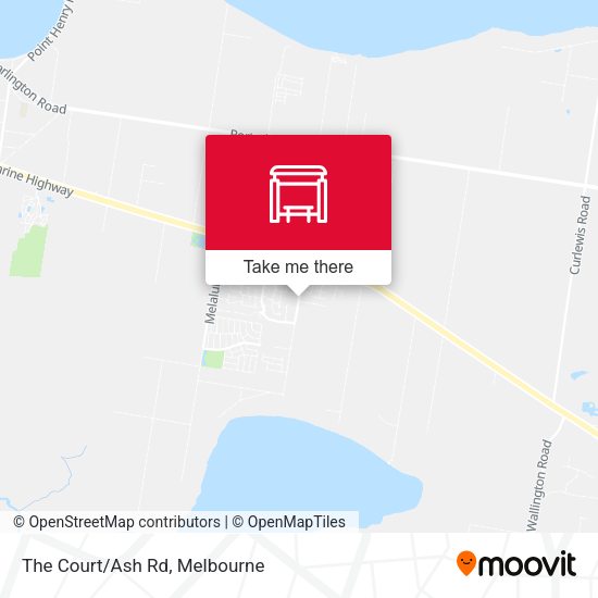 The Court/Ash Rd map