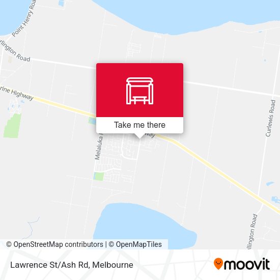 Lawrence St/Ash Rd map