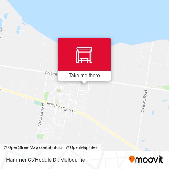 Hammer Ct/Hoddle Dr map