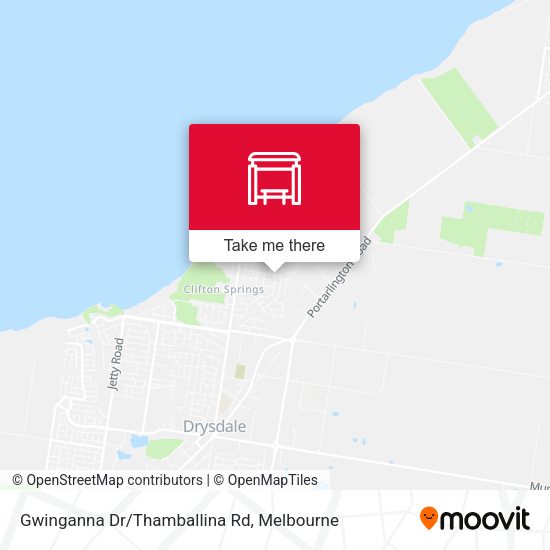 Gwinganna Dr/Thamballina Rd map