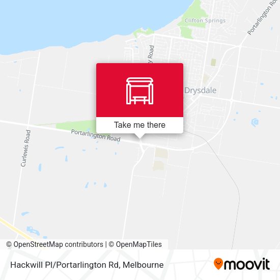 Hackwill Pl/Portarlington Rd map