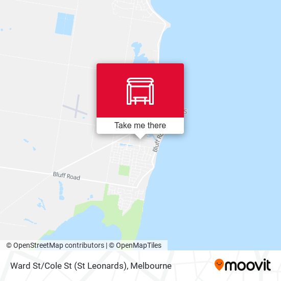 Ward St/Cole St (St Leonards) map