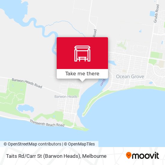 Taits Rd / Carr St (Barwon Heads) map