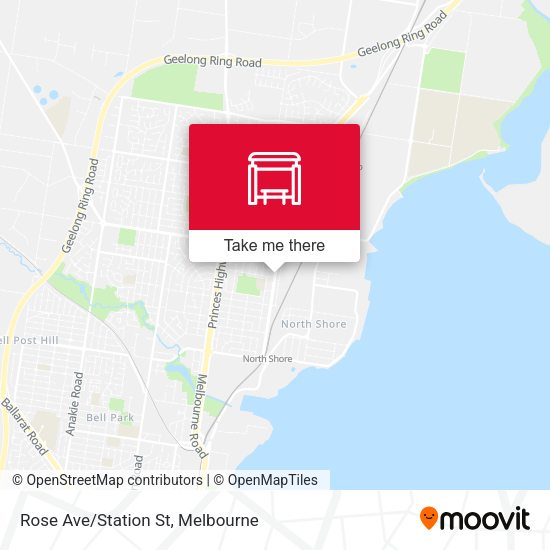 Rose Ave/Station St map