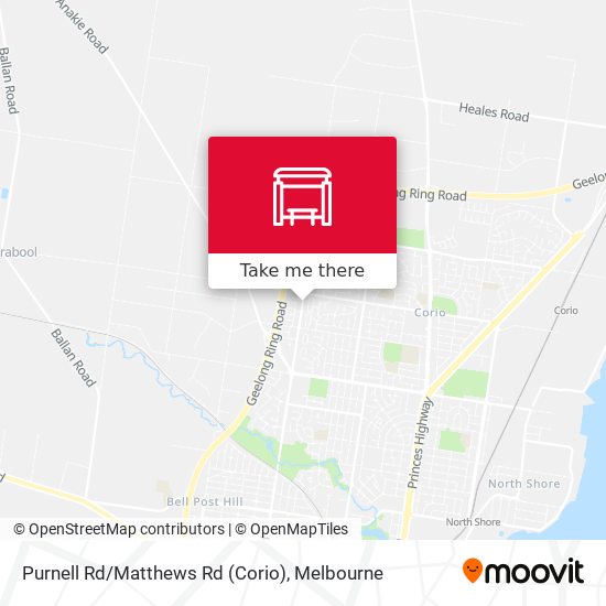 Purnell Rd/Matthews Rd (Corio) map