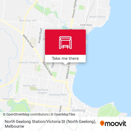North Geelong Station / Victoria St map