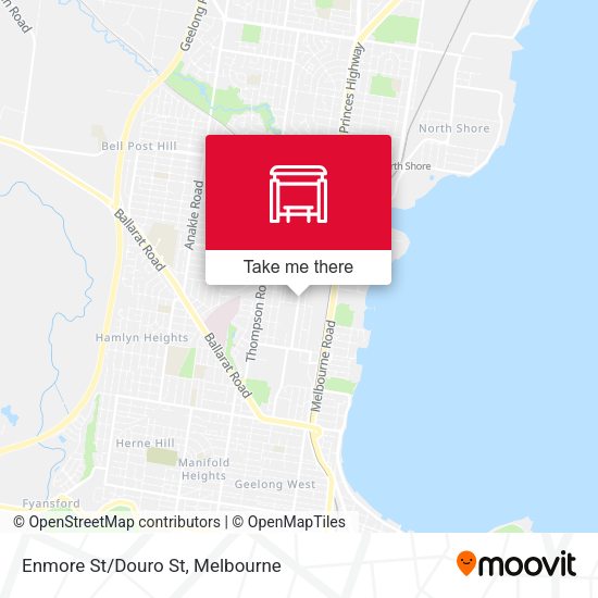 Enmore St/Douro St map