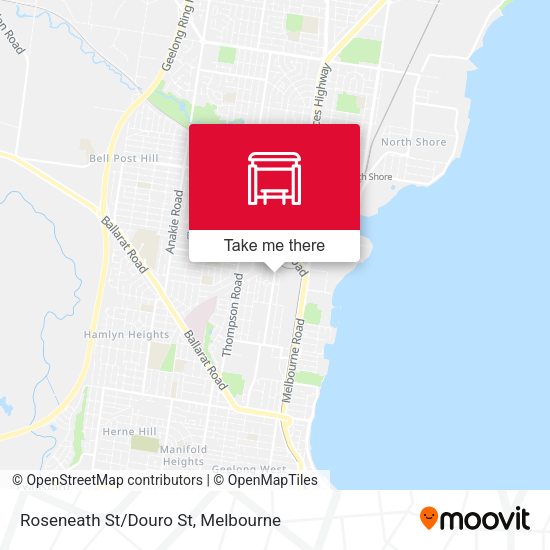 Roseneath St/Douro St map