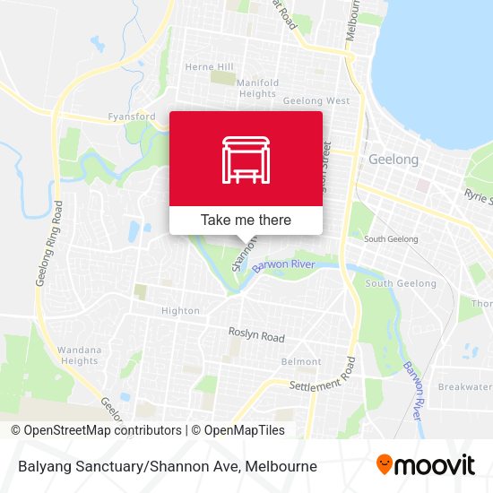 Balyang Sanctuary/Shannon Ave map