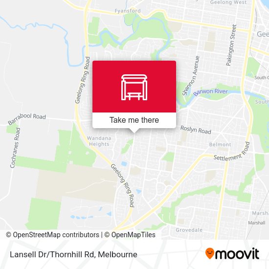 Lansell Dr/Thornhill Rd map