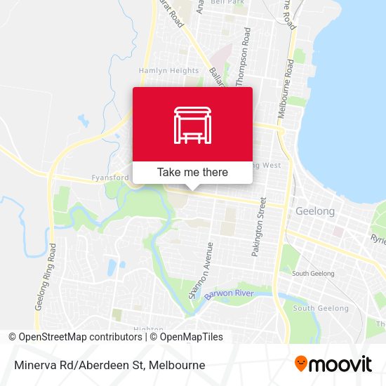 Minerva Rd/Aberdeen St map