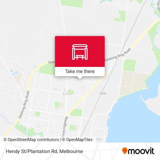 Hendy St/Plantation Rd map