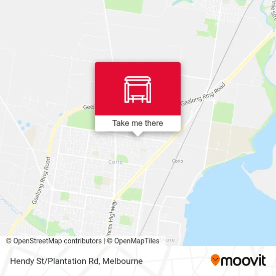 Mapa Hendy St/Plantation Rd