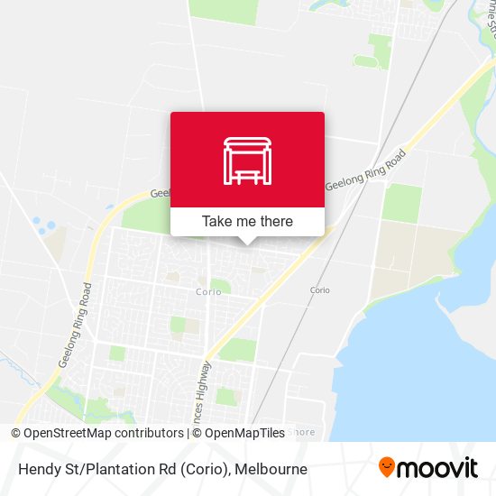 Hendy St/Plantation Rd (Corio) map