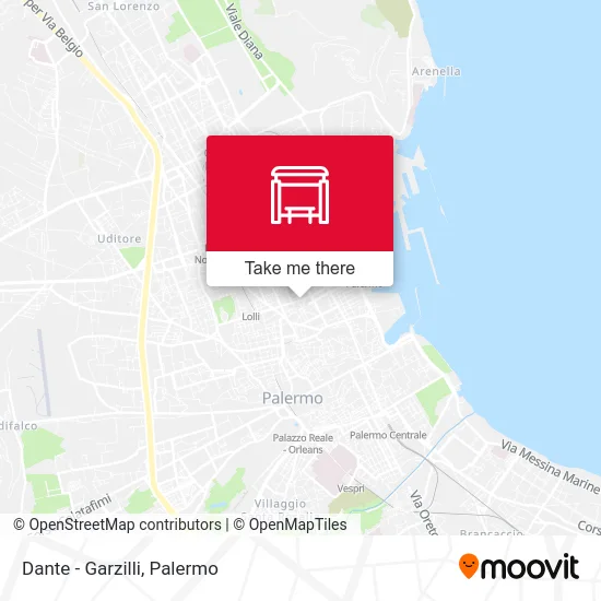 Dante - Garzilli map