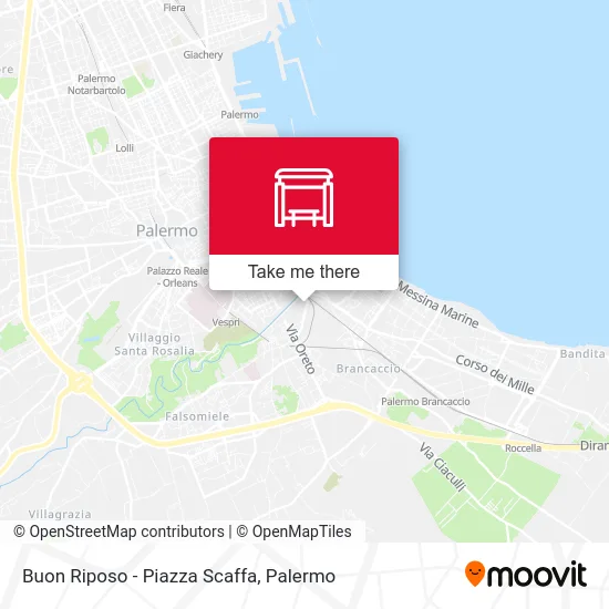 Buon Riposo - Piazza Scaffa map