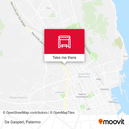 De Gasperi map